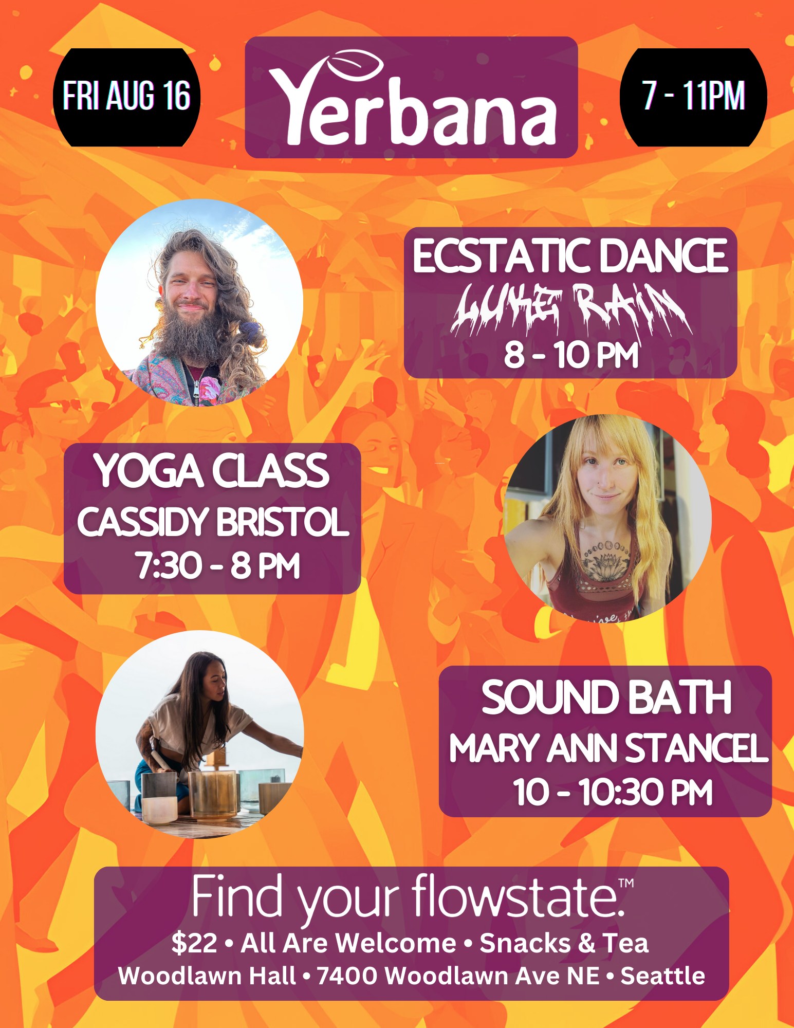 Luke Rain - Flow Church Ecstatic Dance & Sound Bath
