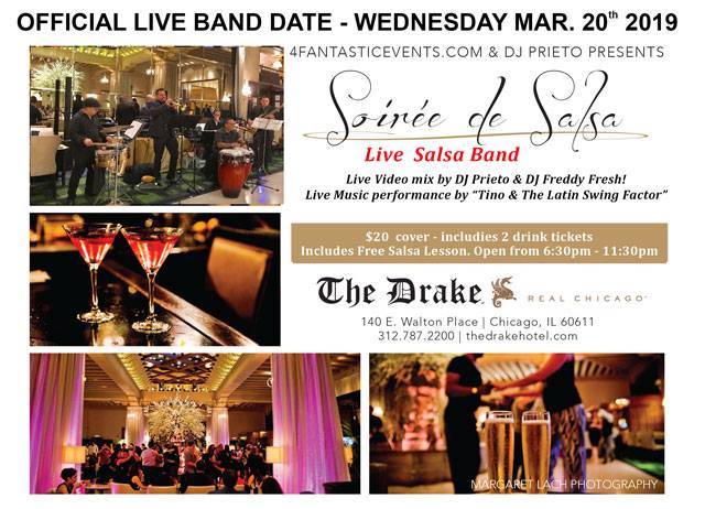 Official Live Band Soirée de Salsa Wednesday Drake