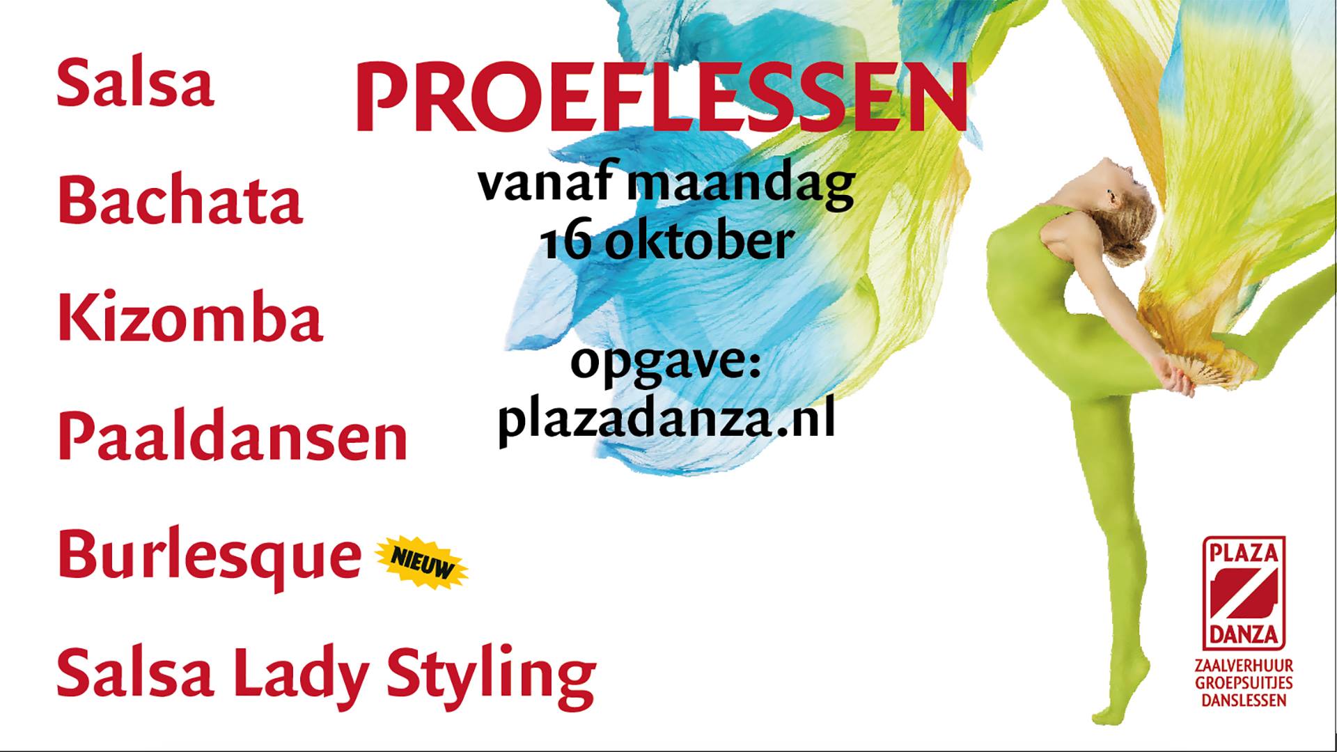 V.a. 16 10: Proeflessen in Plaza Danza