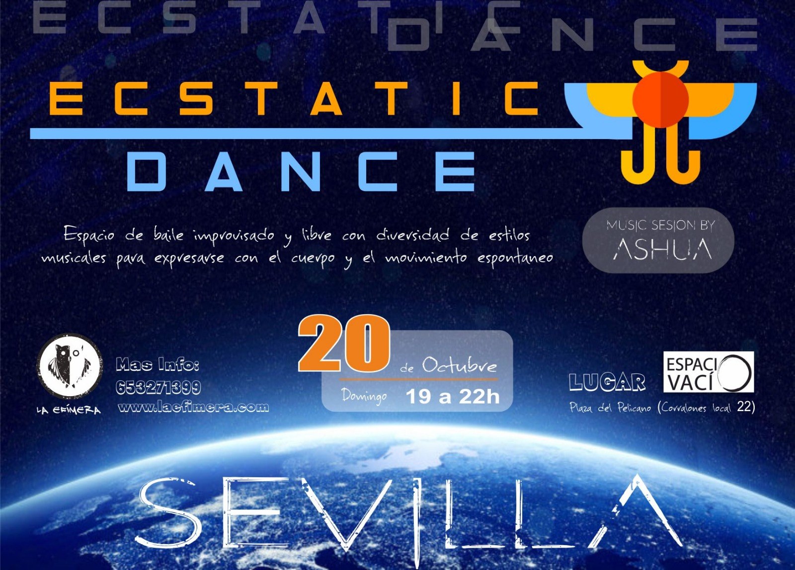 Ecstatic dance Sevilla Ashua