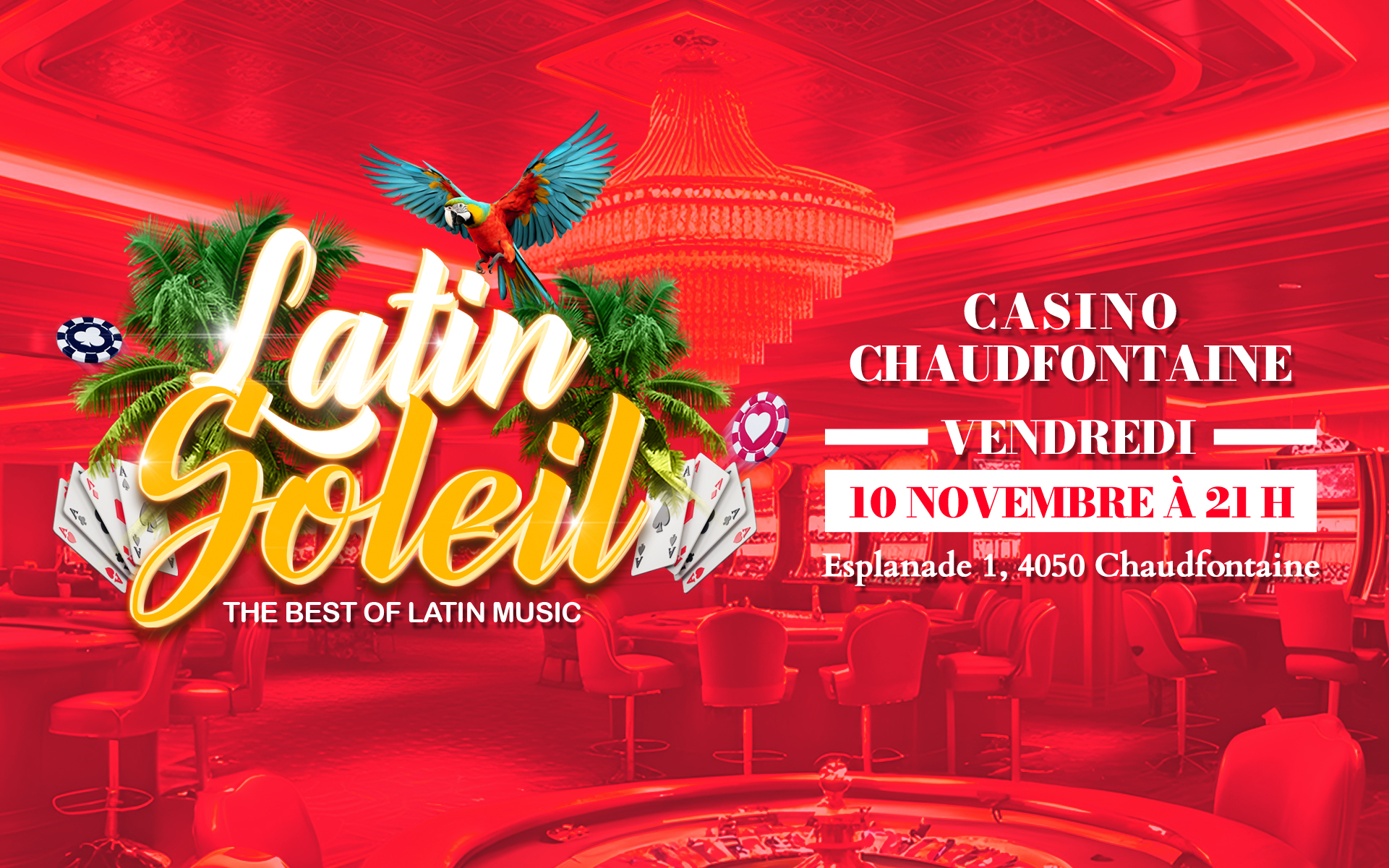 Latin'Soleil CE VENDREDI 10.11 CASINO Chaudfontaine