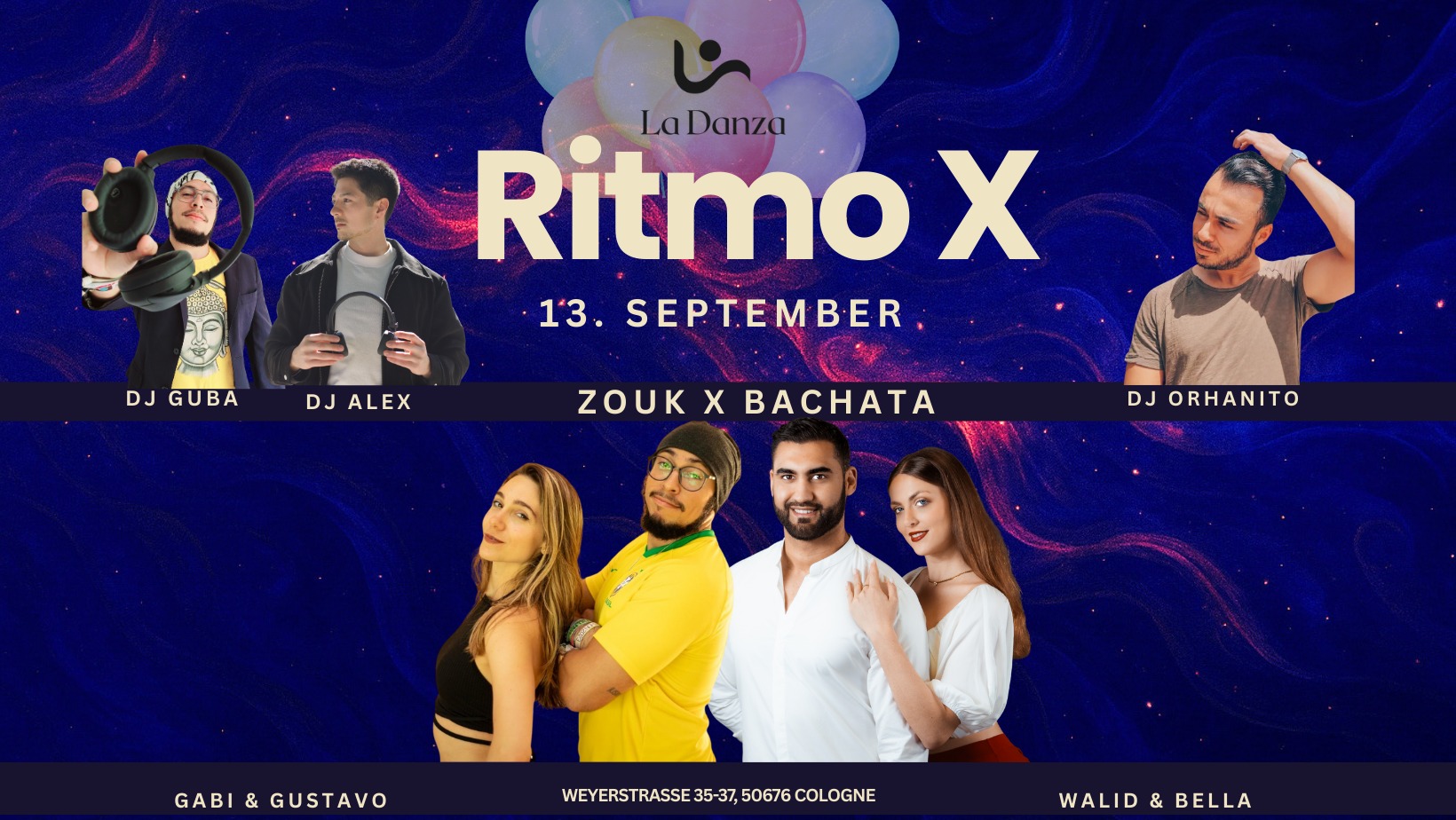 RITMO X - EVENT: Brazilian Zouk X Bachata Sensual