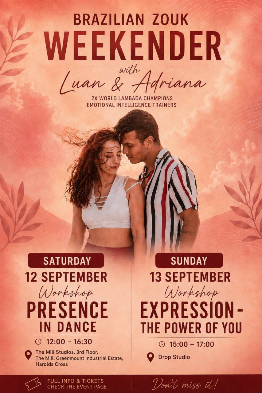 Dance Presence & Expression Weekender with Luan & Adriana