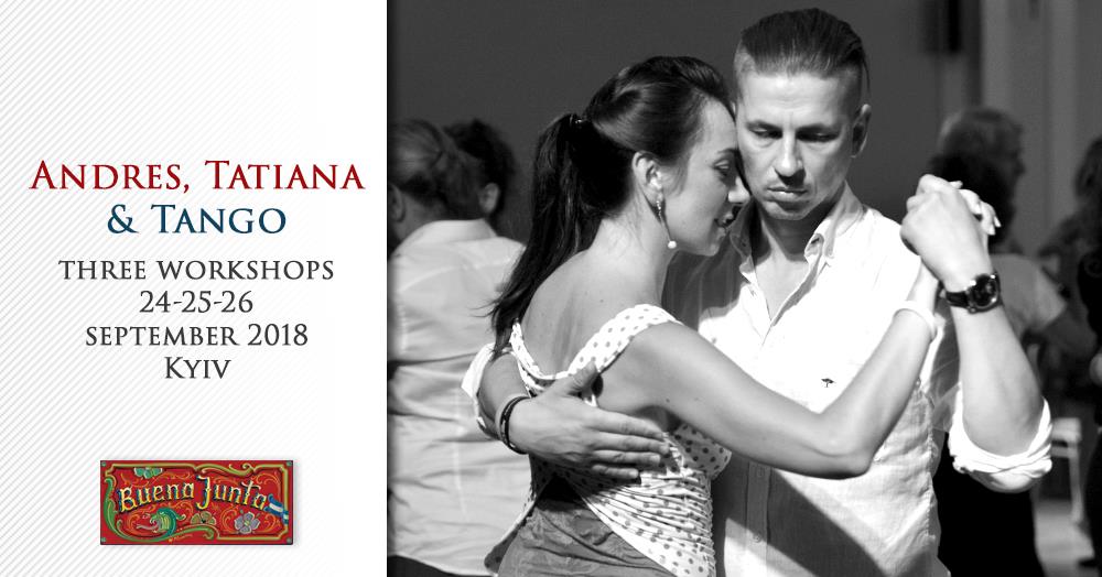 Cемінари з аргентинського танго- Andres Vilks & Tatiana Tativany
