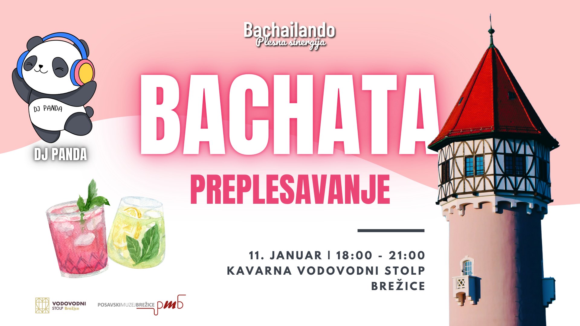 BACHATA preplesavanje📍Vodovodni stolp Brežice ❤️ Bachailando