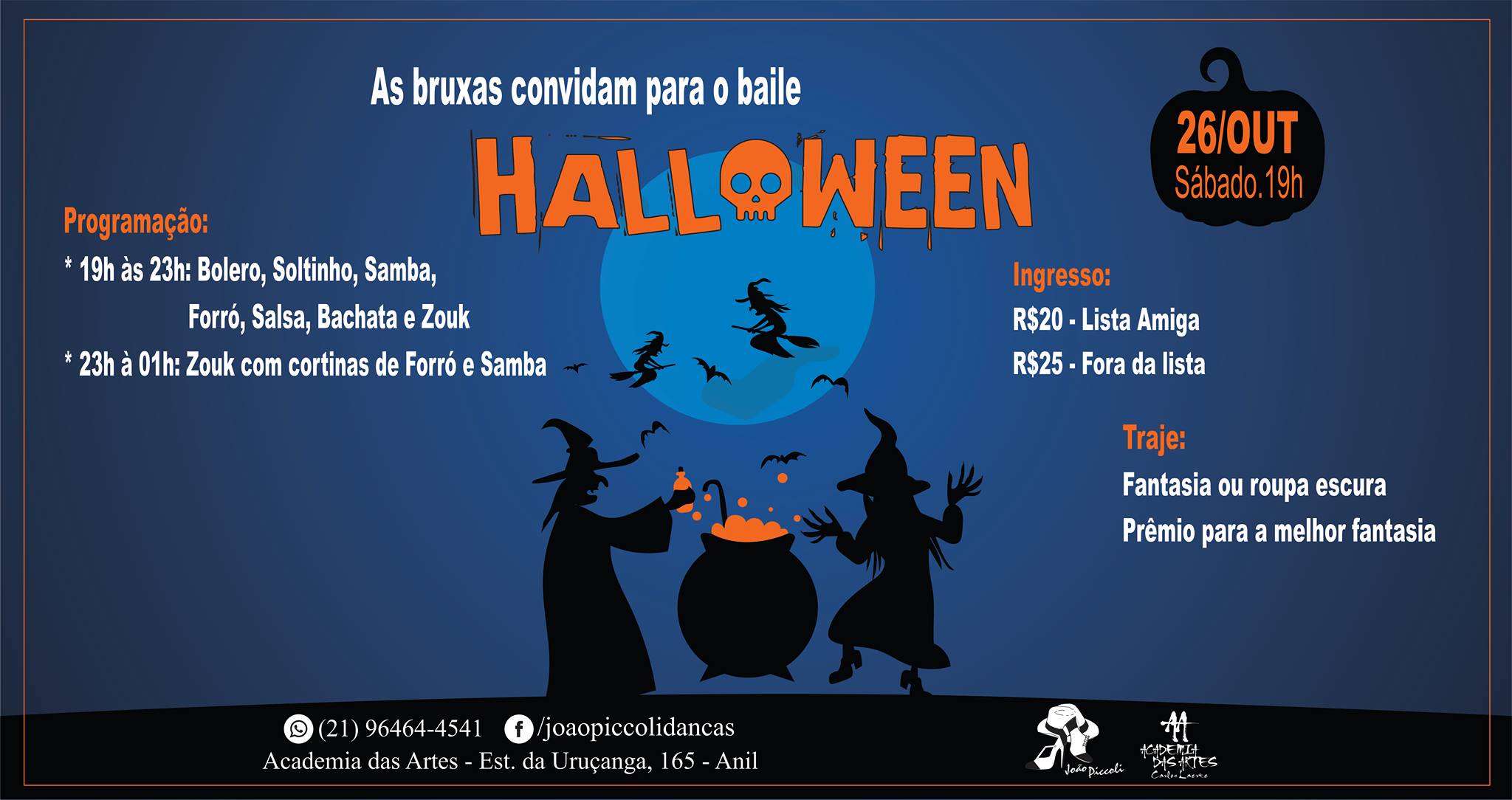 Baile Halloween - 26 Out