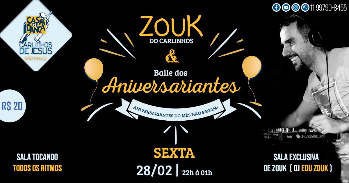 Zouk do Carlinhos & Baile dos Aniversariantes