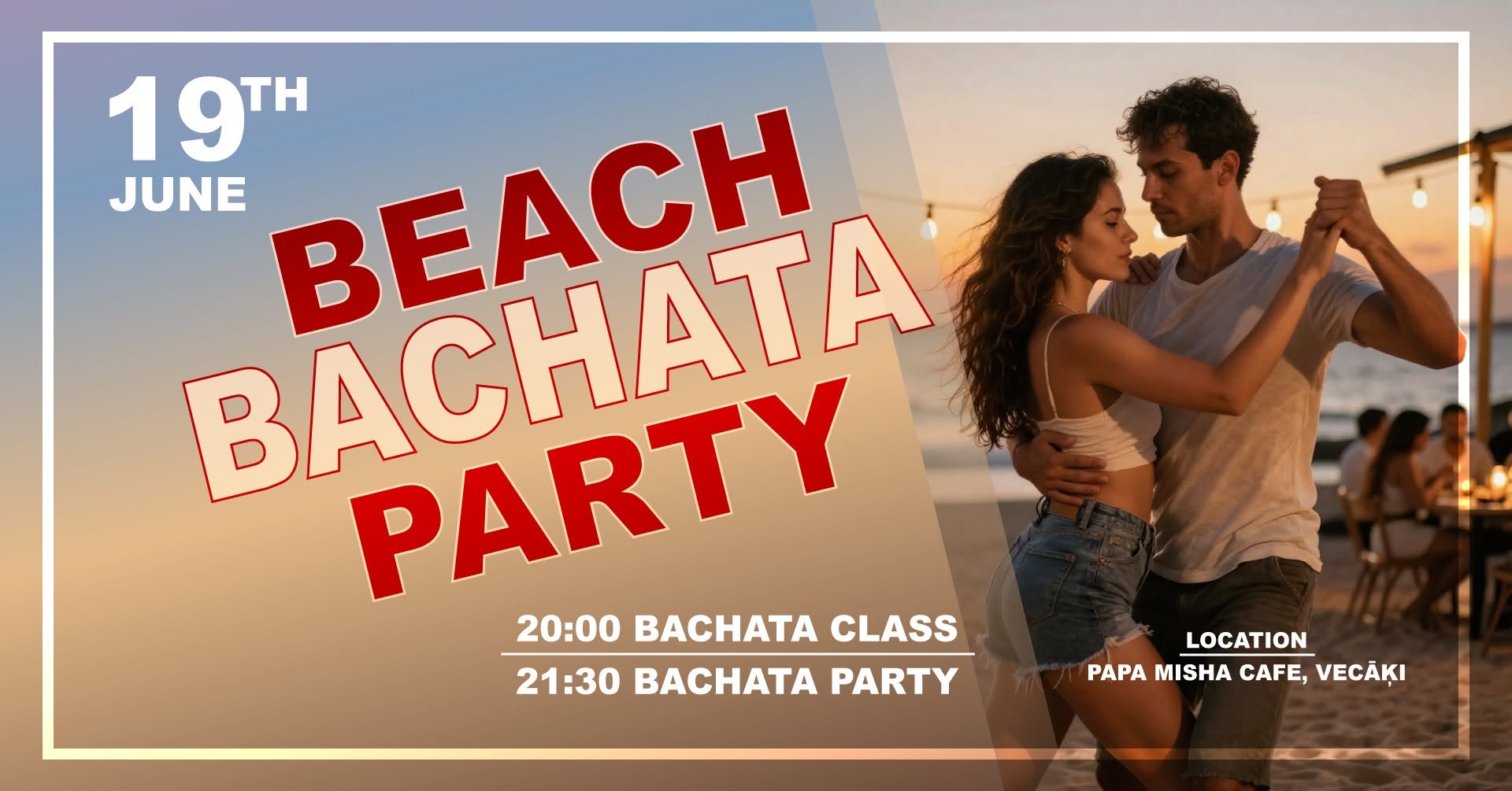 Bachata BEACH PARTY at Vecāķi 🔥😍