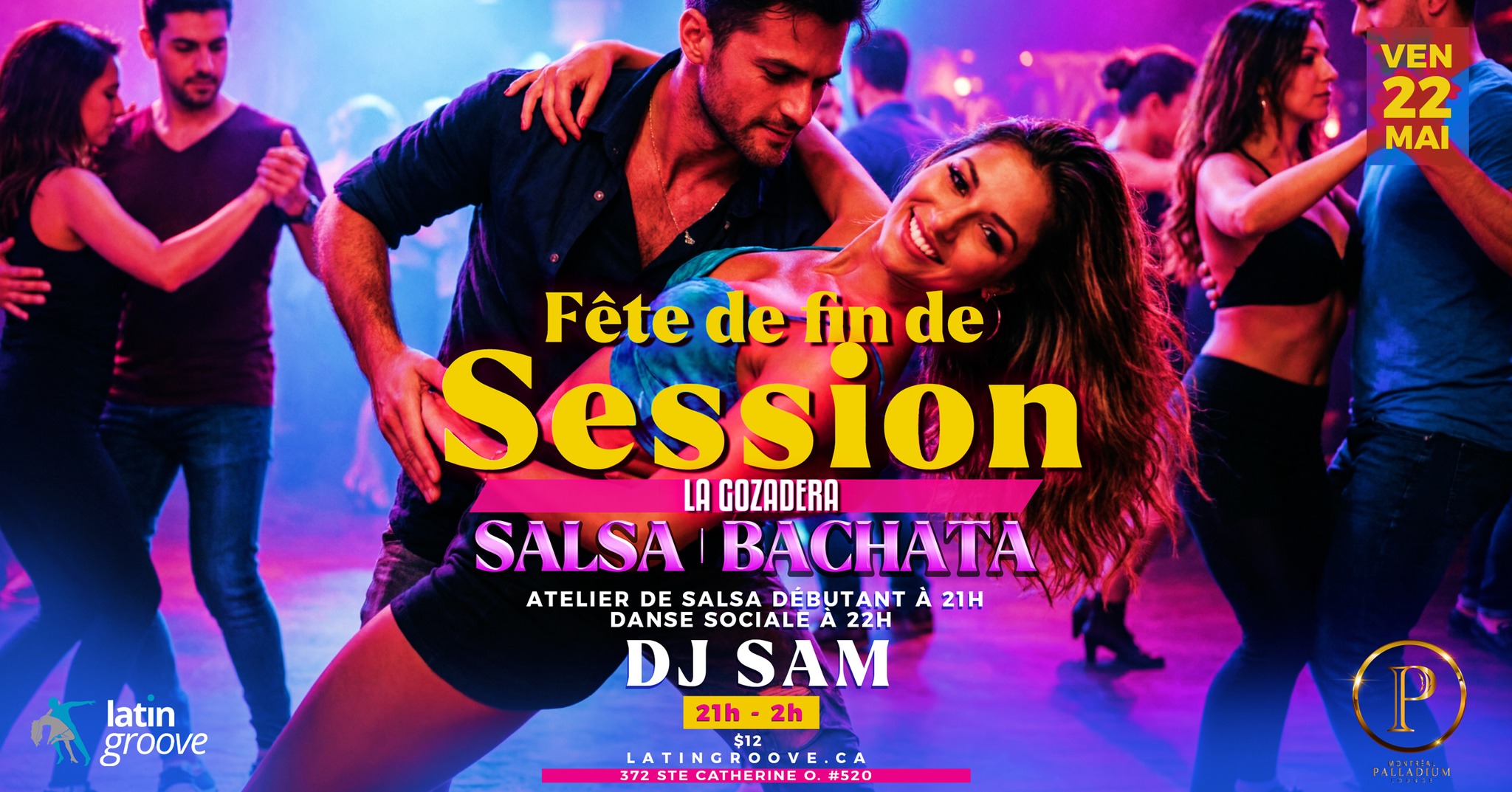 La Gozadera Fête de fin de session Salsa et Bachata Party