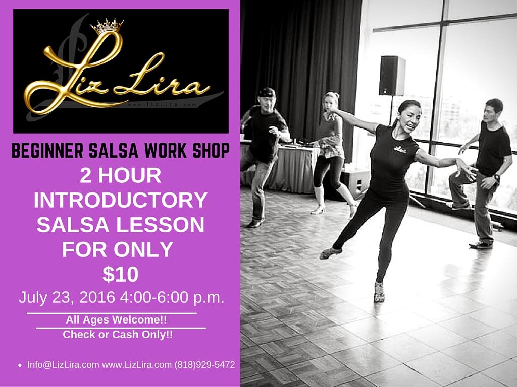2 Hour Introductory Salsa Lesson ONLY $10!