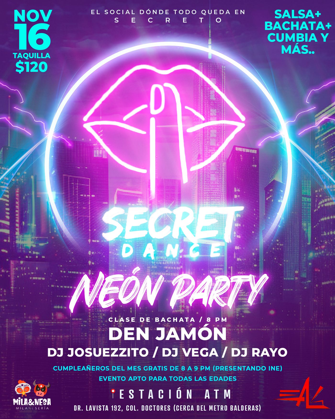 Secret Dance Neón Party 🤫🔥