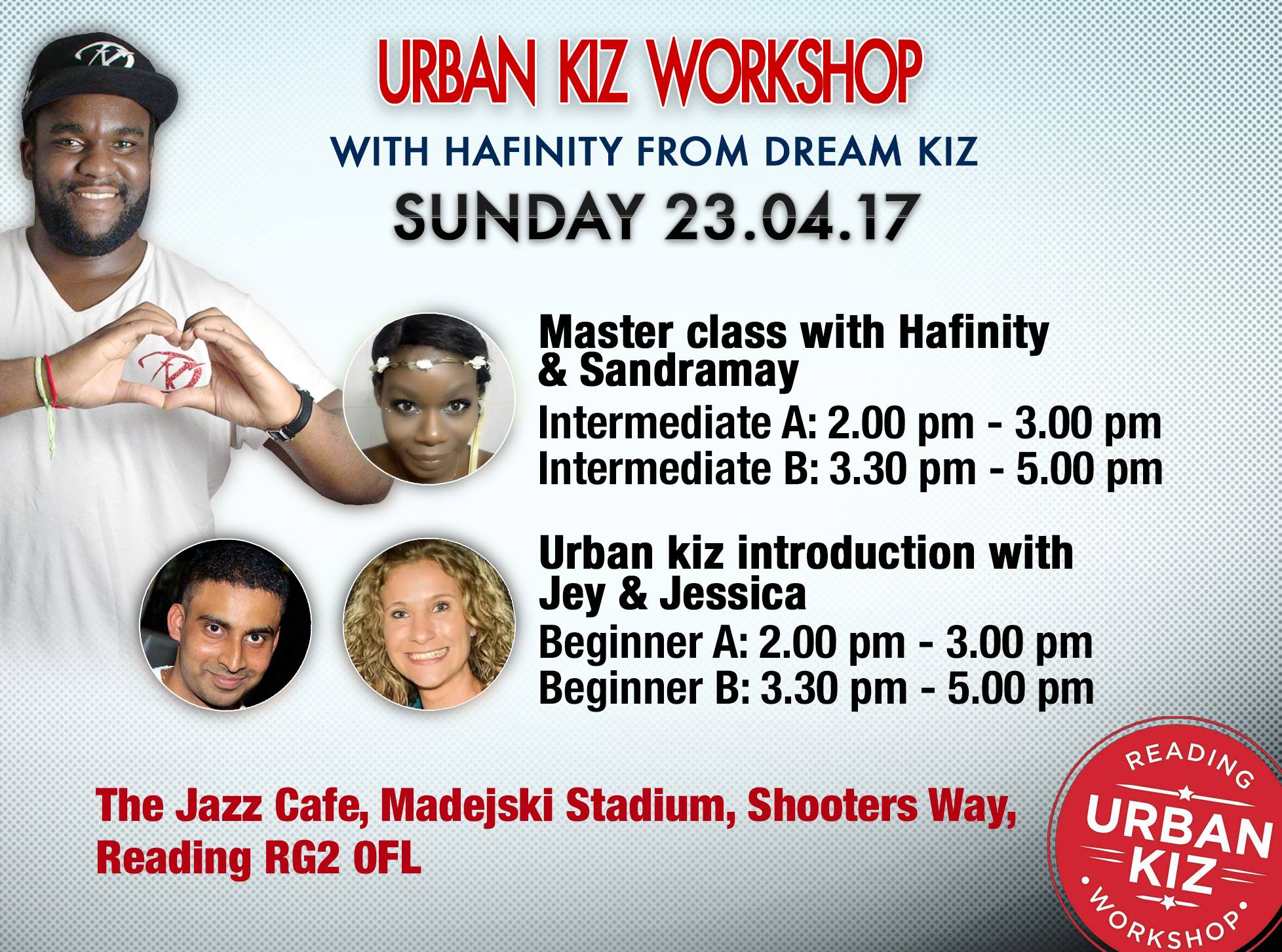 Reading Urbankiz Workshop + Party #4 & Live Violin Performance