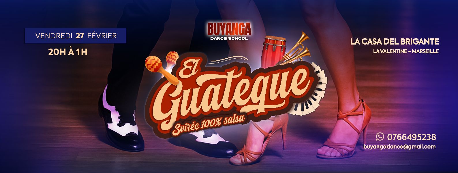 EL GUATEQUE ๐ถ Soirรฉe 100% Salsa ร Marseille