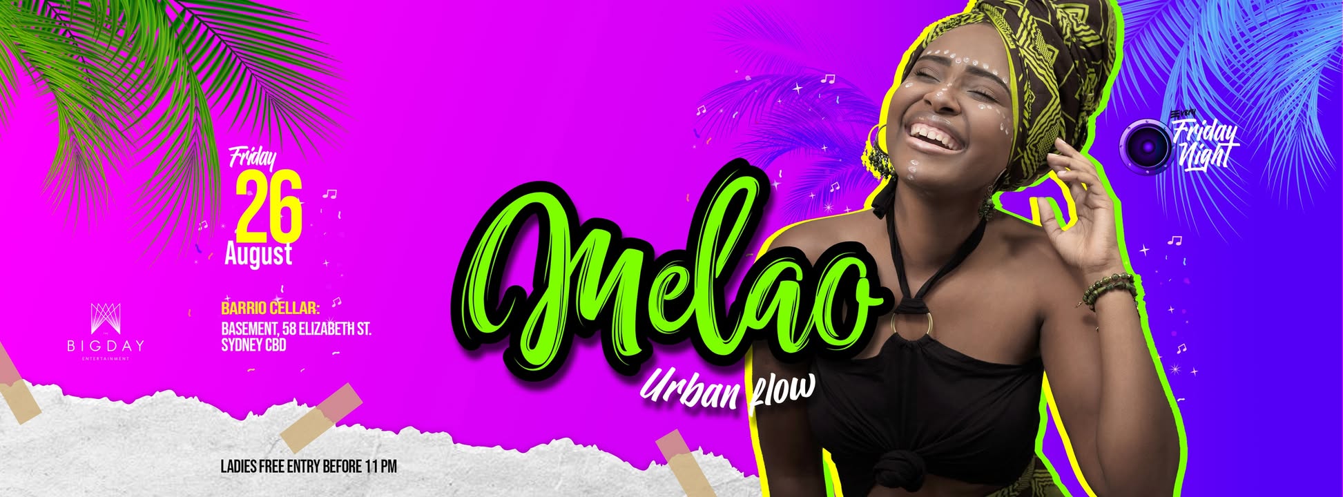 Melao - THIS FRIDAY : LADIES FREE ENTRY TILL 11 PM
