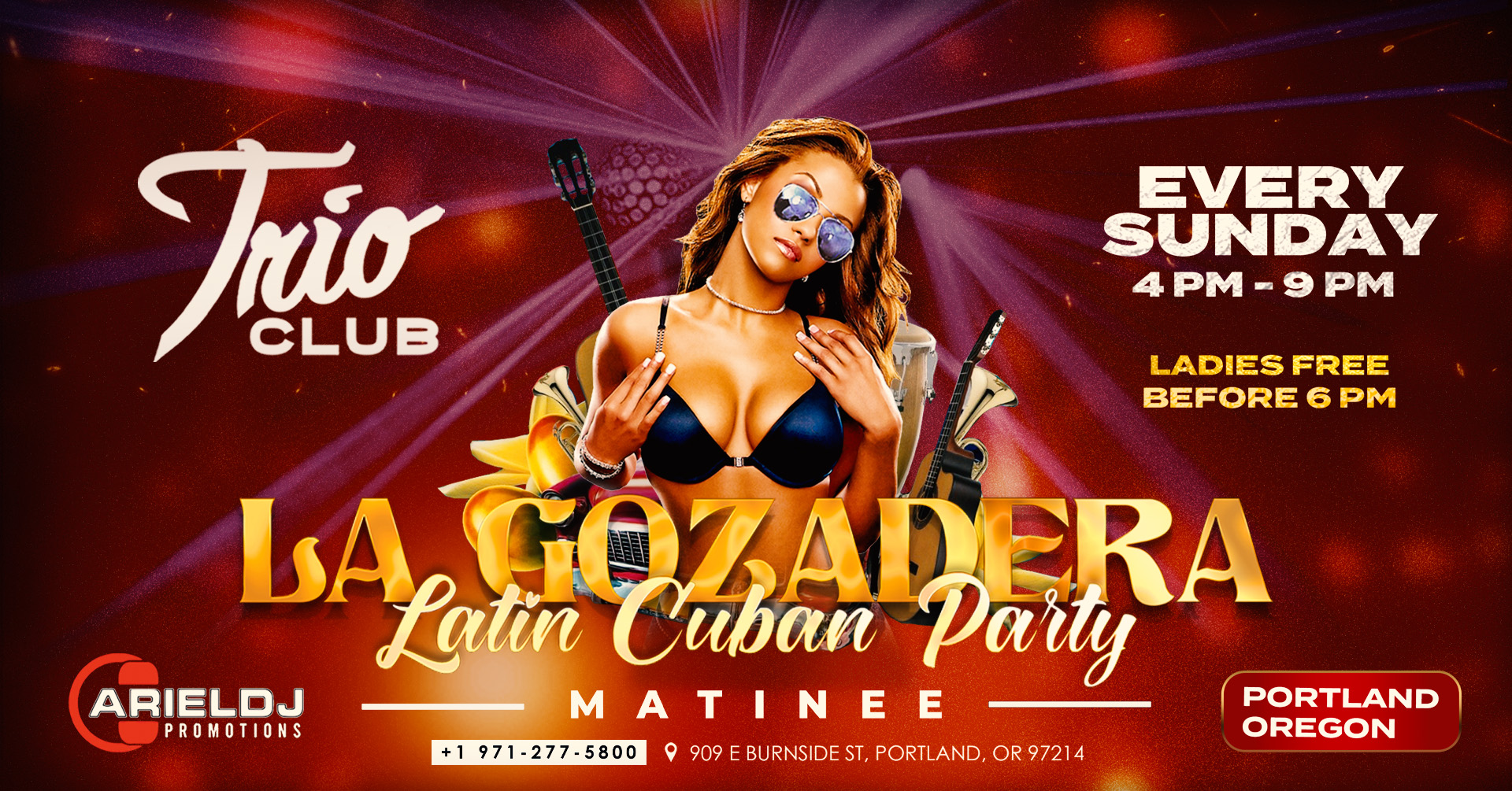 LA GOZADERA Latin-Cuban PARTY MATINEE