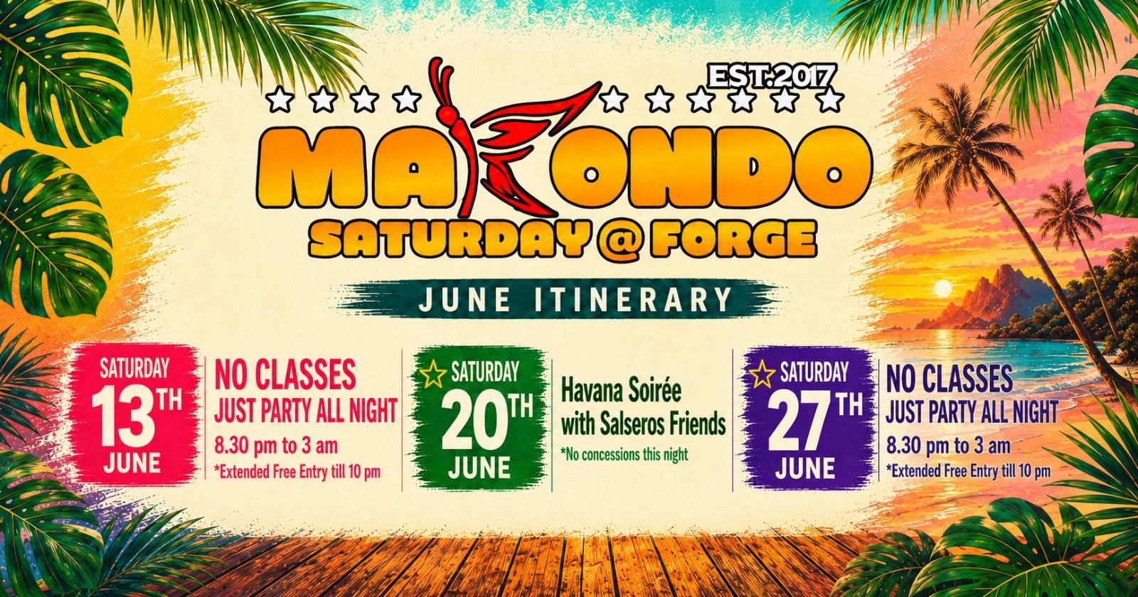 'MAKONDO' SALSA & LATIN SATURDAYS IN THE CITY!