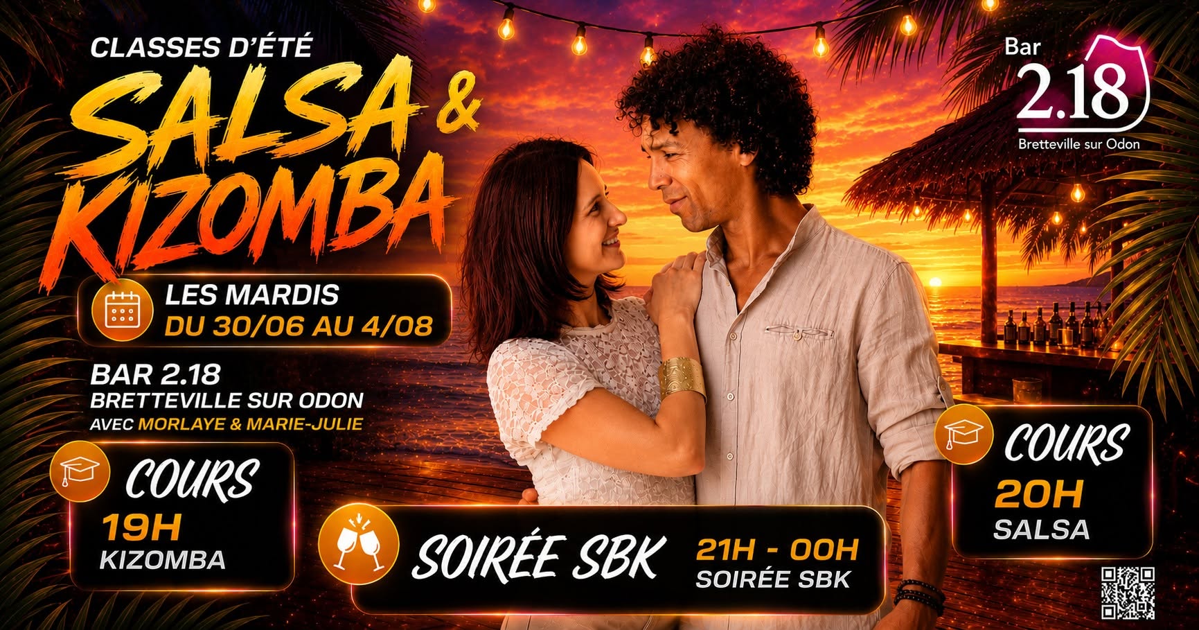 2.18 SBK - Classe d'été Salsa & Kizomba By La Timba