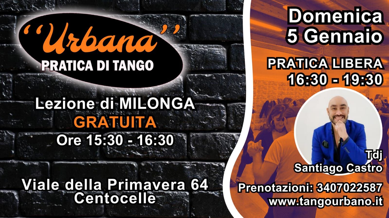 Pratica ''URBANA'' Tango Argentino