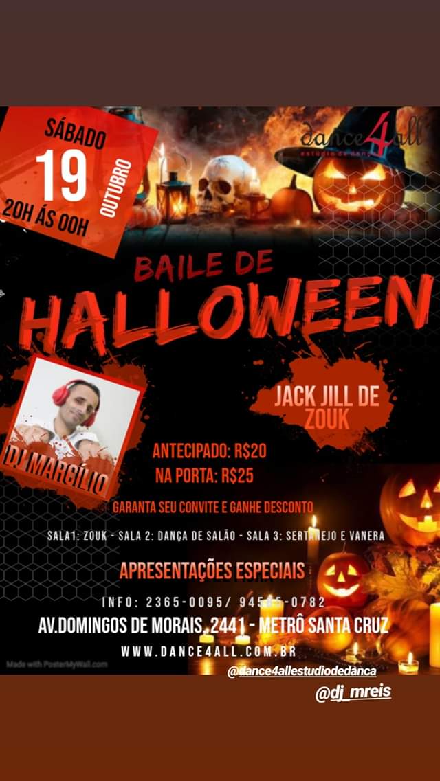 Baile De HALLOWEEN - Jack Jill De ZOUK