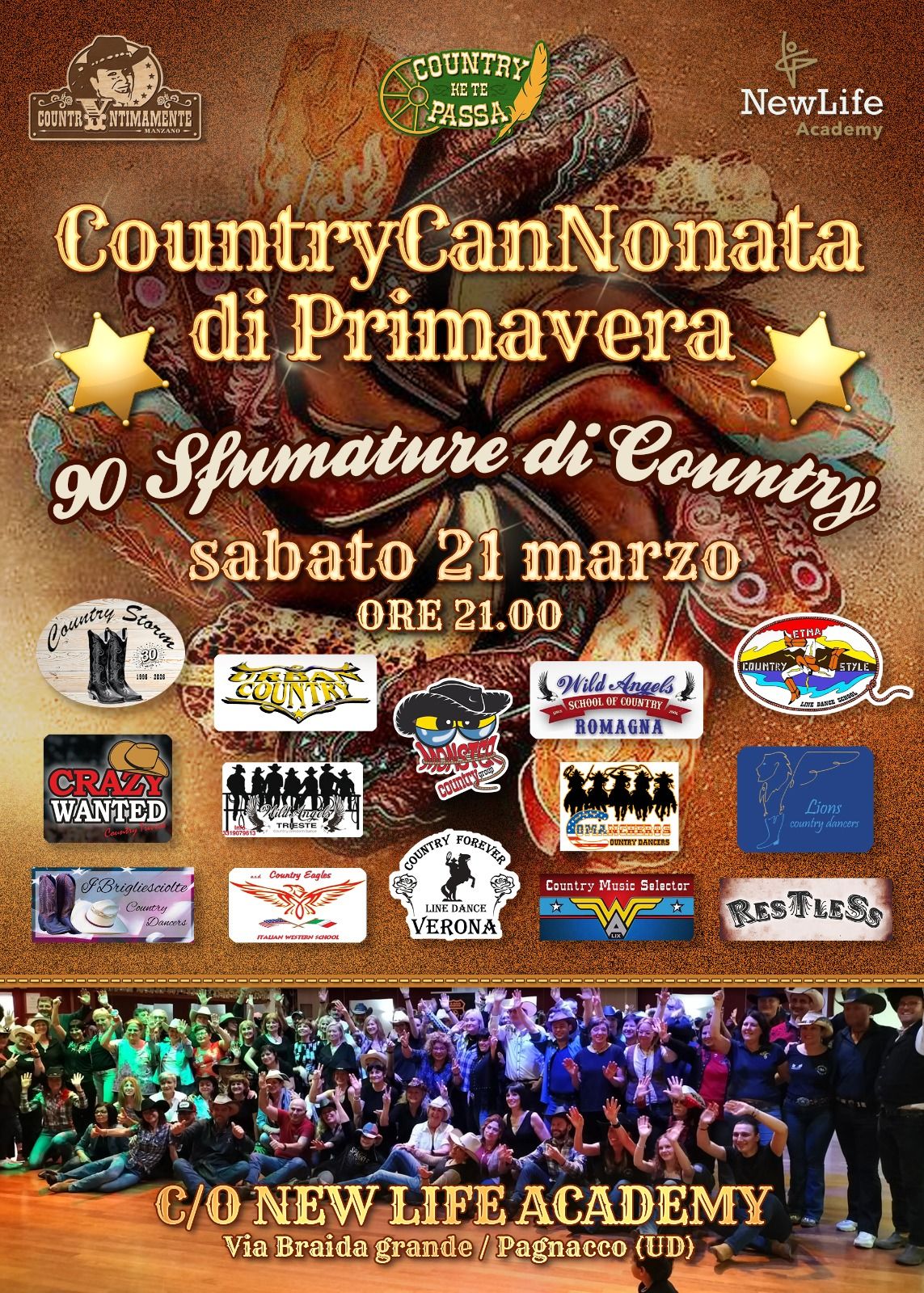 CountryCanNonata di Primavera 90 SFUMATURE di COUNTRY