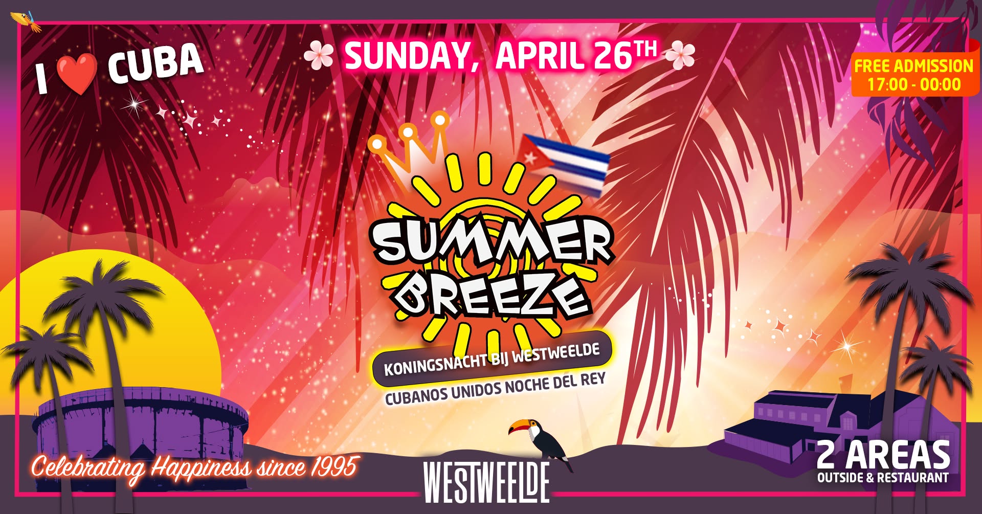 Summer Breeze latin Night - Koningsnacht bij WestWeelde - Cuba special
