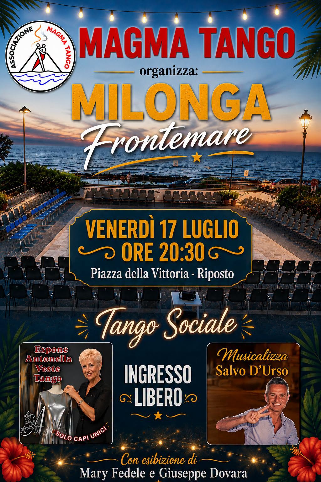 VENERDÌ 17 LUGLIO 2026 - MILONGA FRONTEMARE