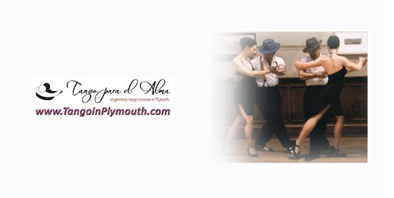 Tango Lessons&Practica, April 19, 7.30 in Plymouth