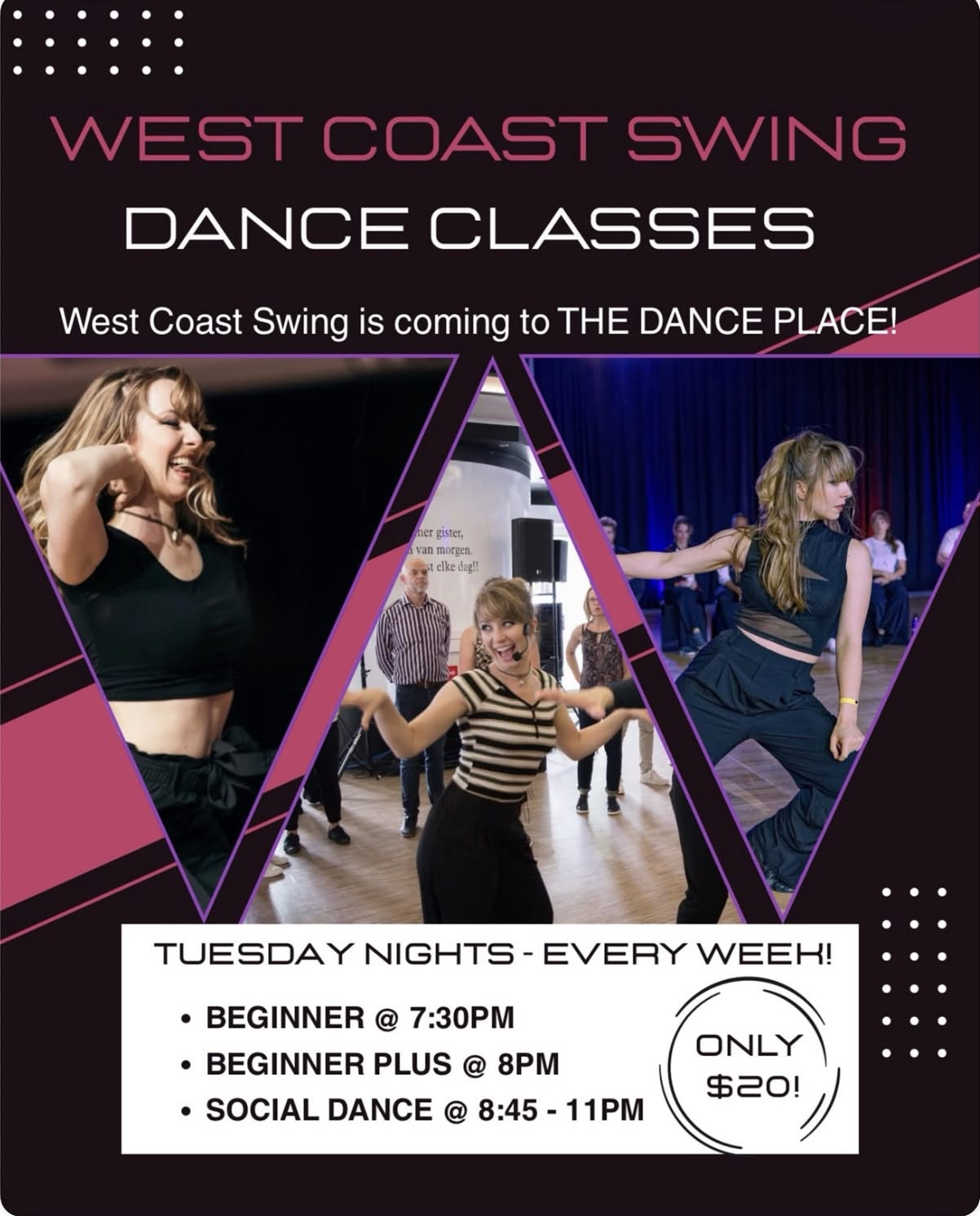 West Coast Swing Classes & Social