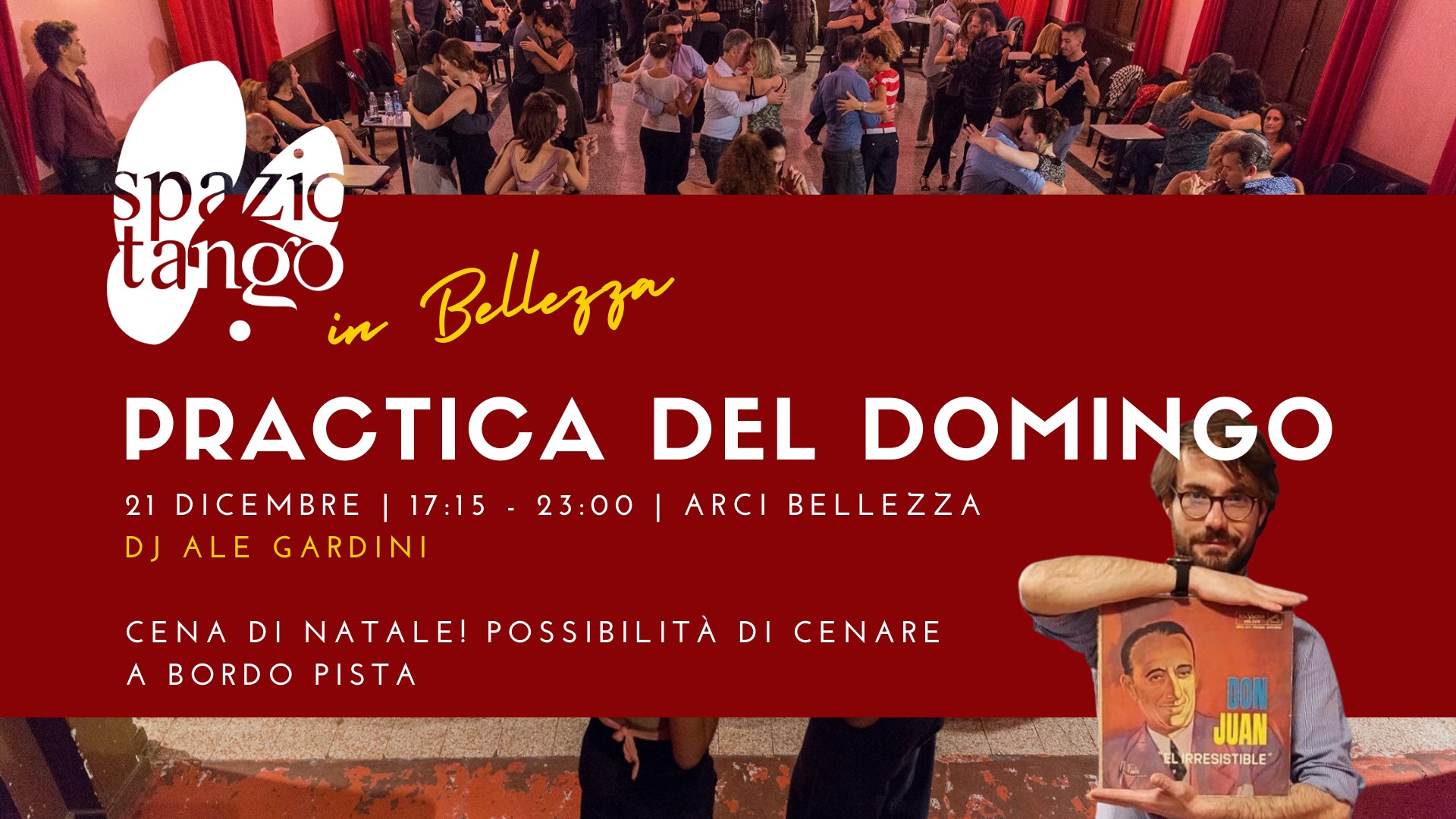Practica del Domingo! DJ Ale Gardini Cena di Natale