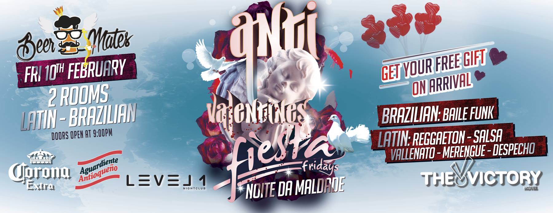 Anti Valentine's Day Fiesta At The Vic. Noite da Maldade