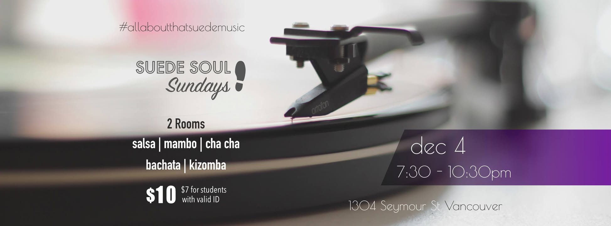Suede Soul Sundays Dec 4