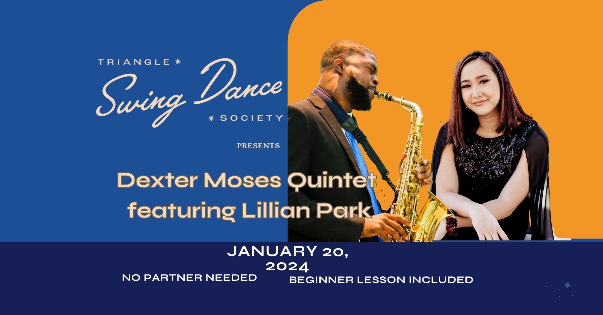 Swing Dance Party with the Dexter Moses Quintet ft Lillian Park