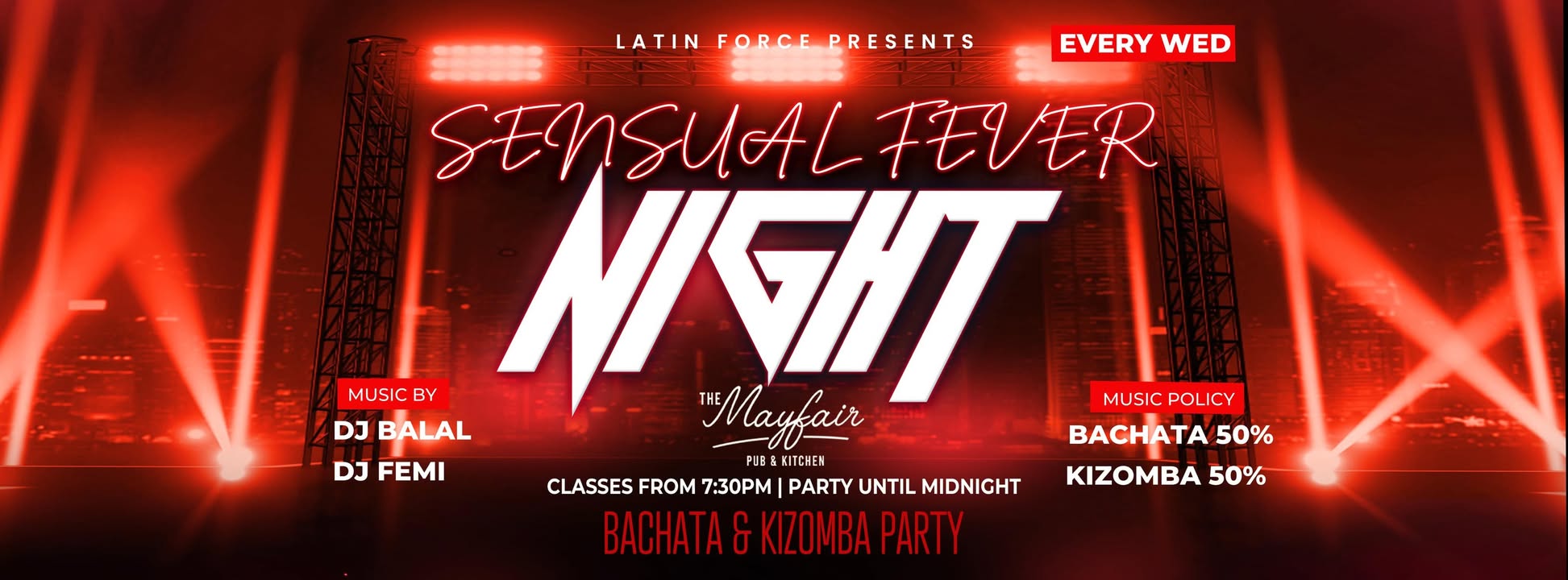 β
Sensual Fever Launching Event β
FREE ENTRY BachaKiz in Newcastle!