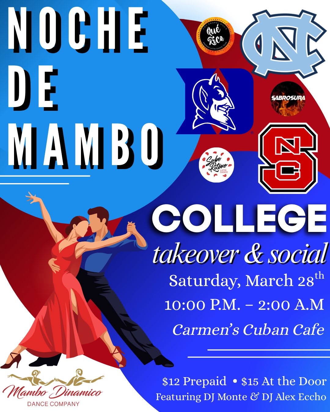 Noche De Mambo: College Takeover Social