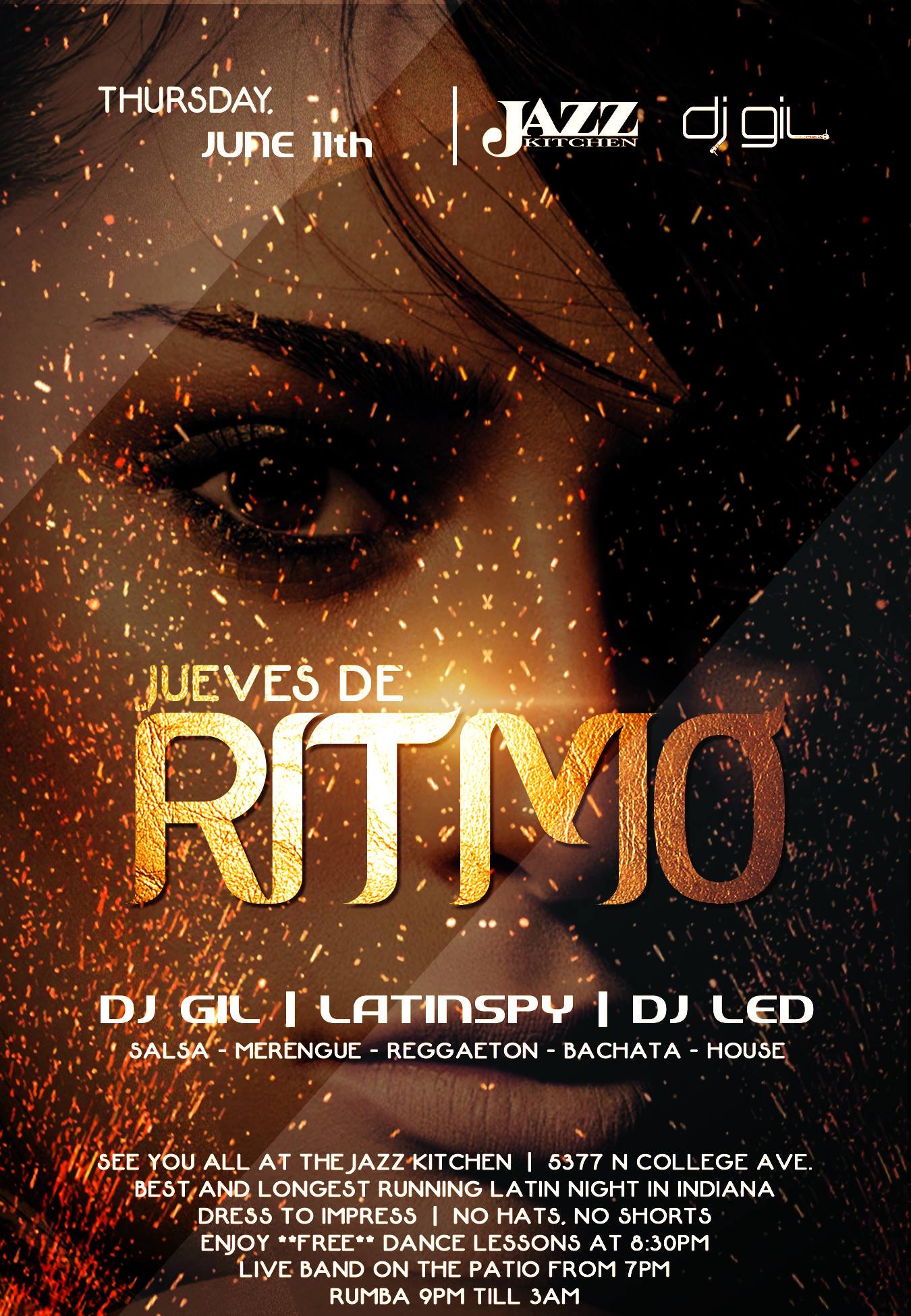 RITMO Latin Dance Rumba @ THE JAZZ KITCHEN ***TONIGHT***