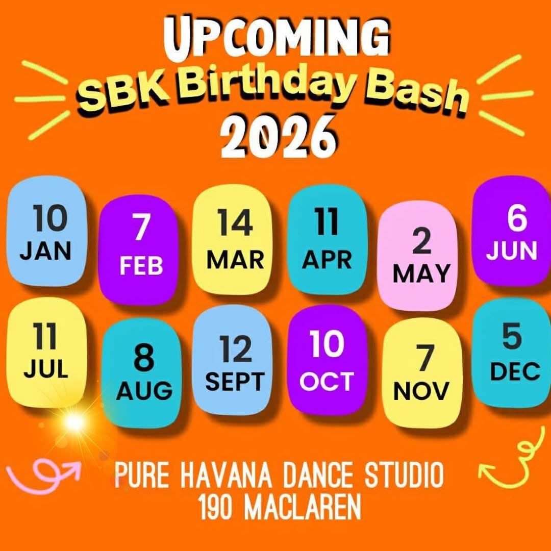 Monthly Salsa Bachata Kizomba Birthday Bash: AUGUST!