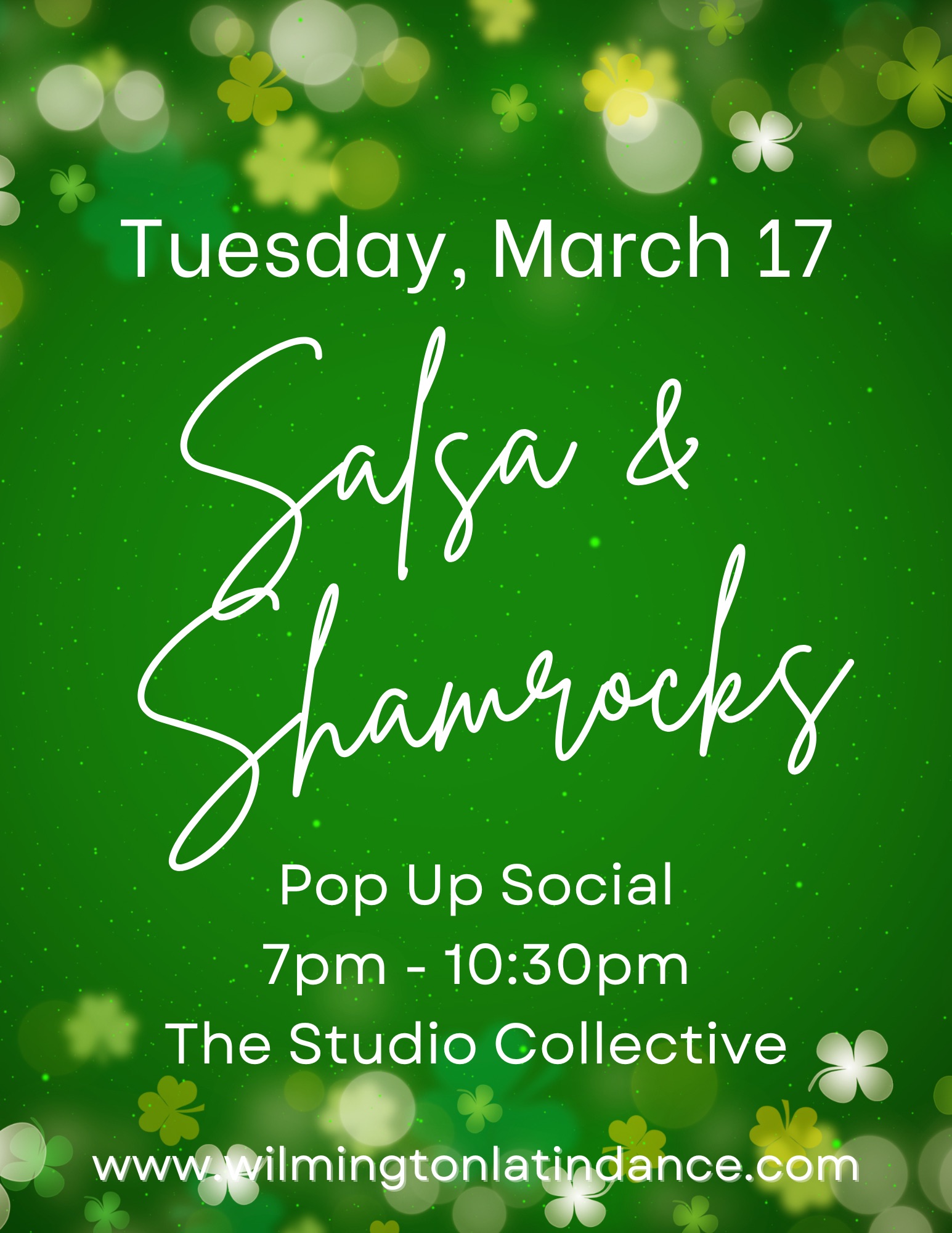 Salsa & Shamrocks Pop Up Social!