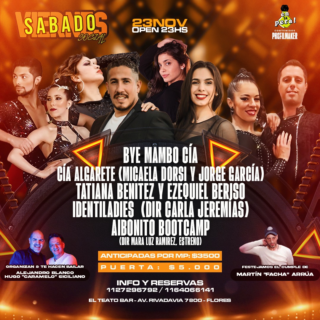 SÁBADO SOCIAL-FUEGO EN EL 23