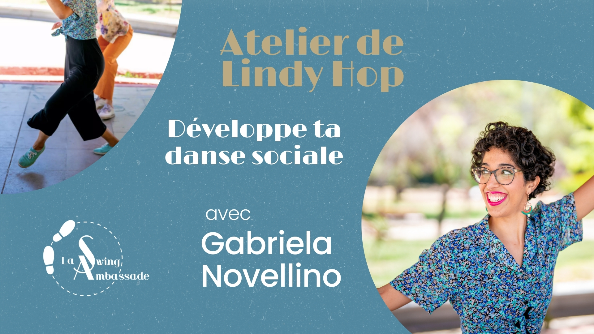 Atelier Lindy Hop avec Gabriela Novellino • Développe ta danse sociale