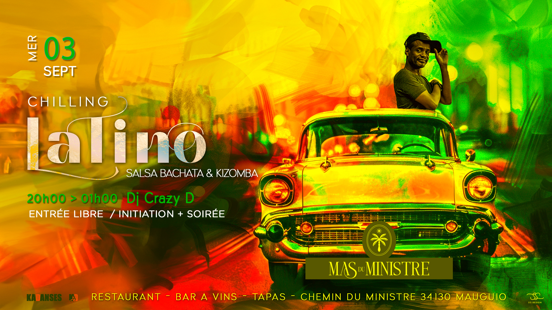 Chilling Latino au Mas du Ministre (Summer open air SBK)