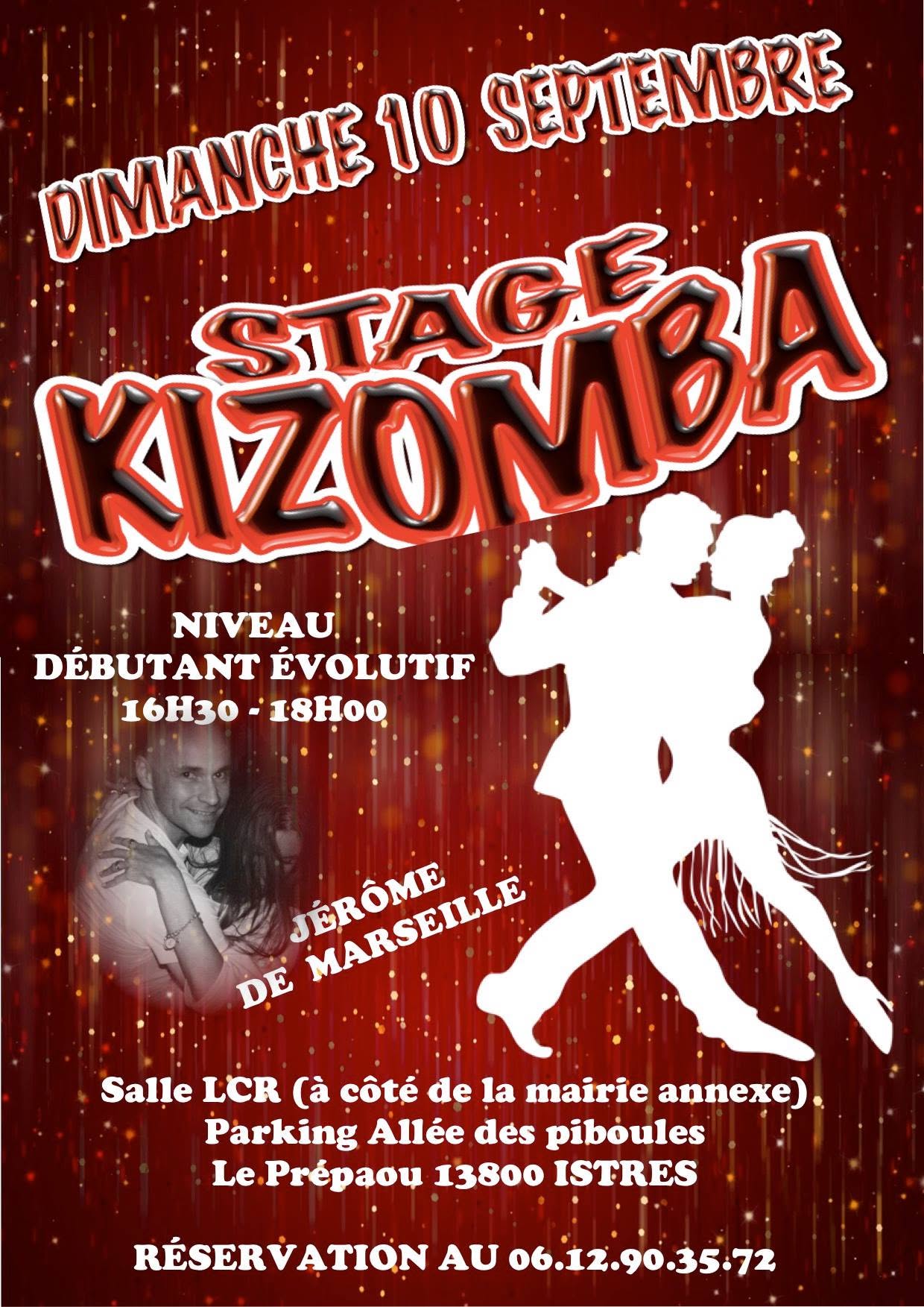 Stage de Kizomba de 1h30 Dimanche 10 Septembre