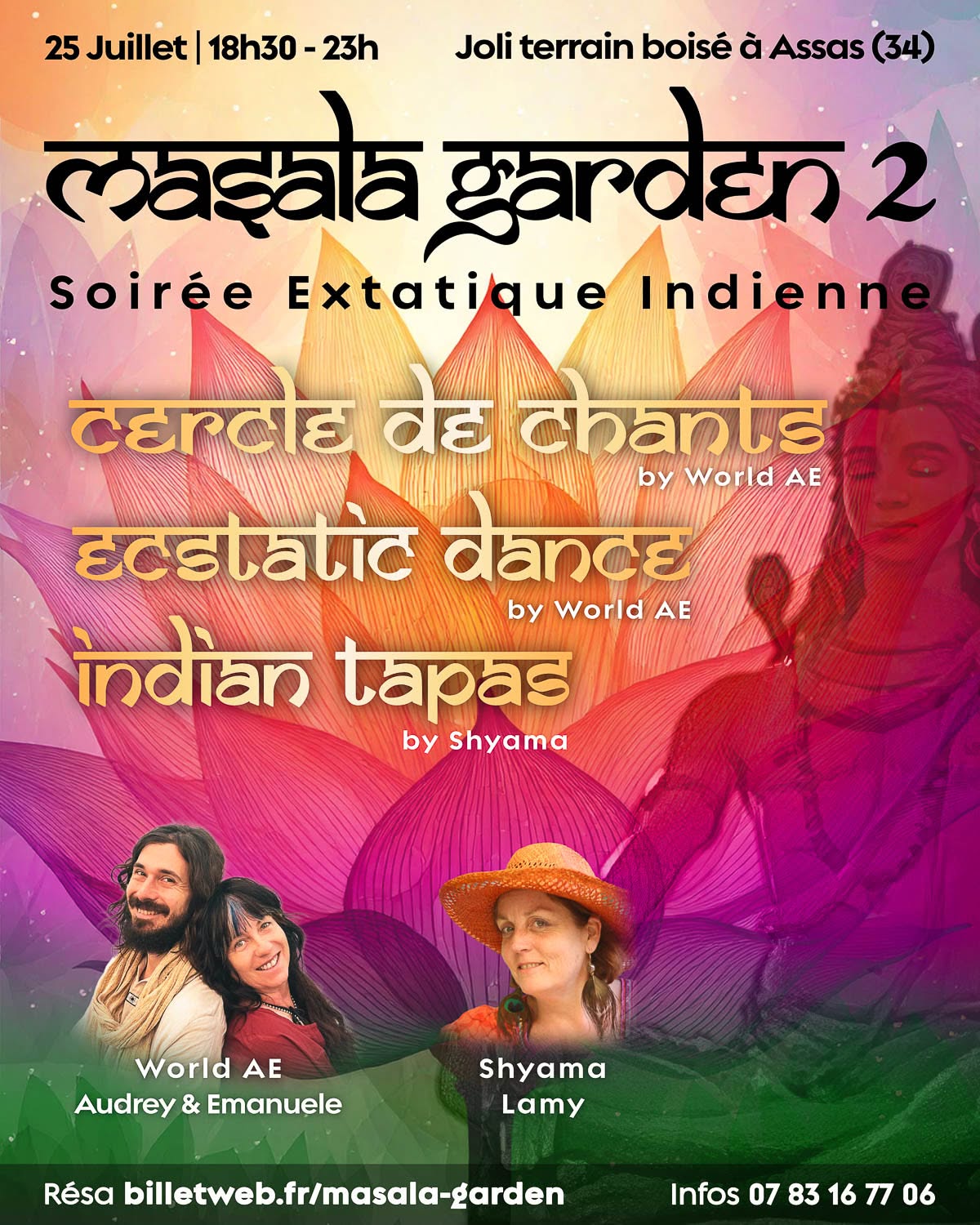 Masala Garden 2 🕉️ Cercle de Chants + Ecstatic Dance + Indian Tapas