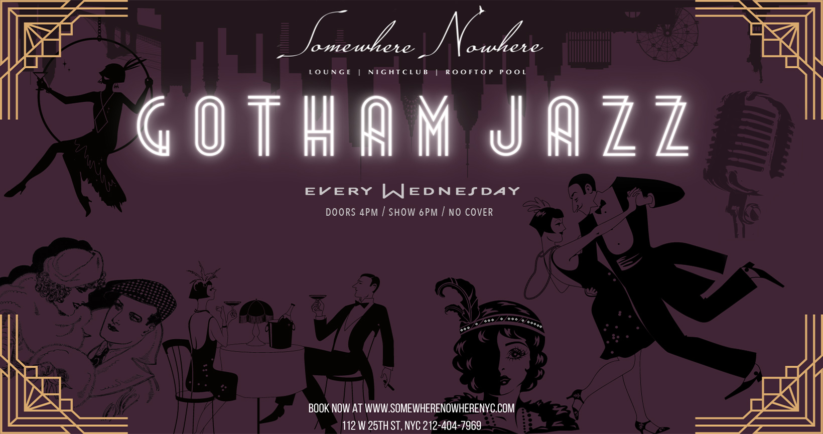 GOTHAM JAZZ w Prof Cunningham (Aug 24th)