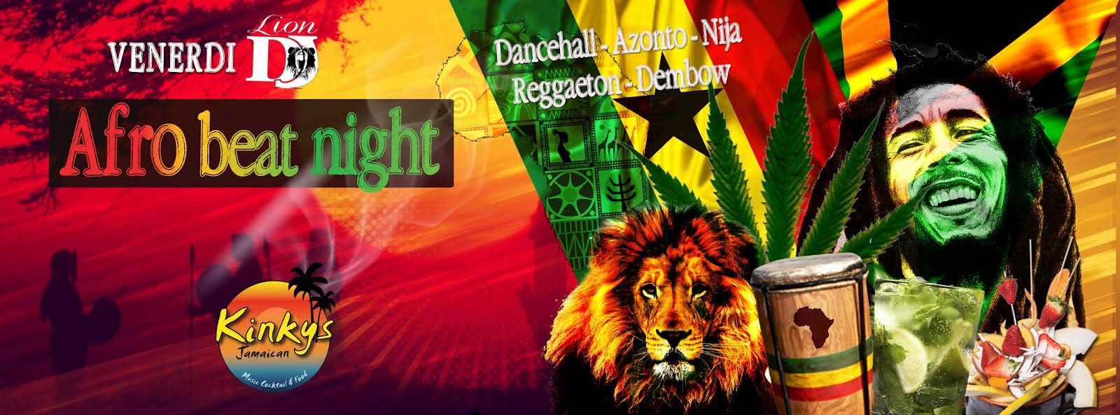 AFROBEAT NIGHT Kinkys Jamaican Borgo Wuhrer LionDj Piggy
