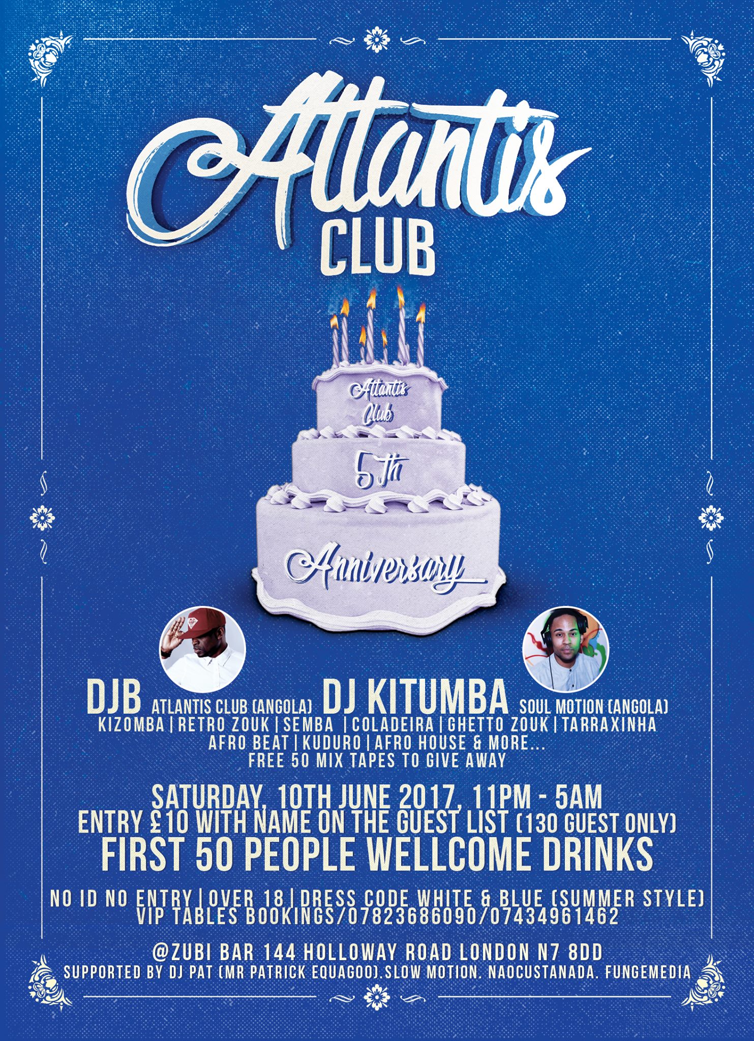 Atlantis Club 5-Anniversary White & Blue Party