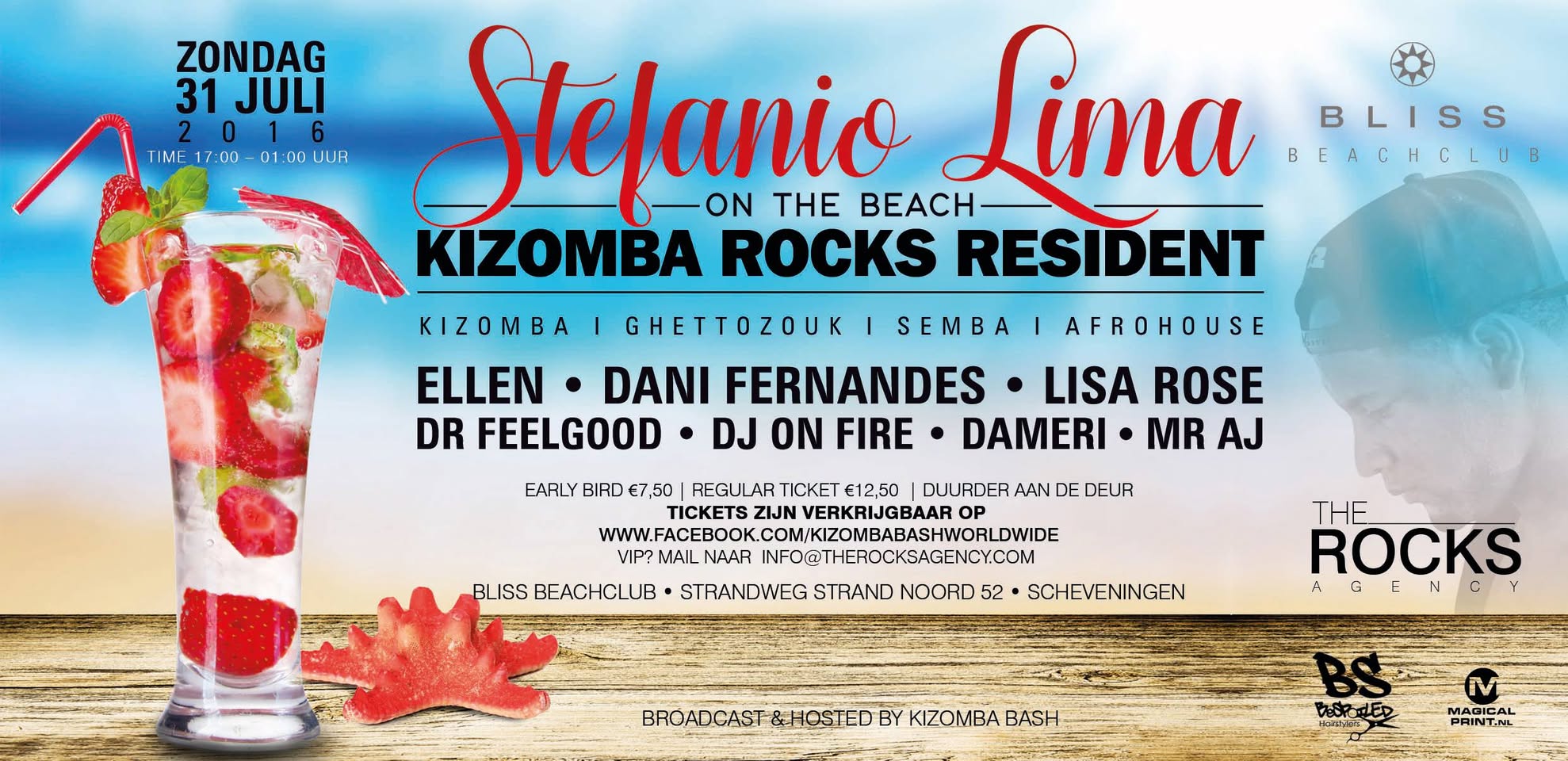 Stefanio Lima "Kizomba Rocks Resident" on the Beach