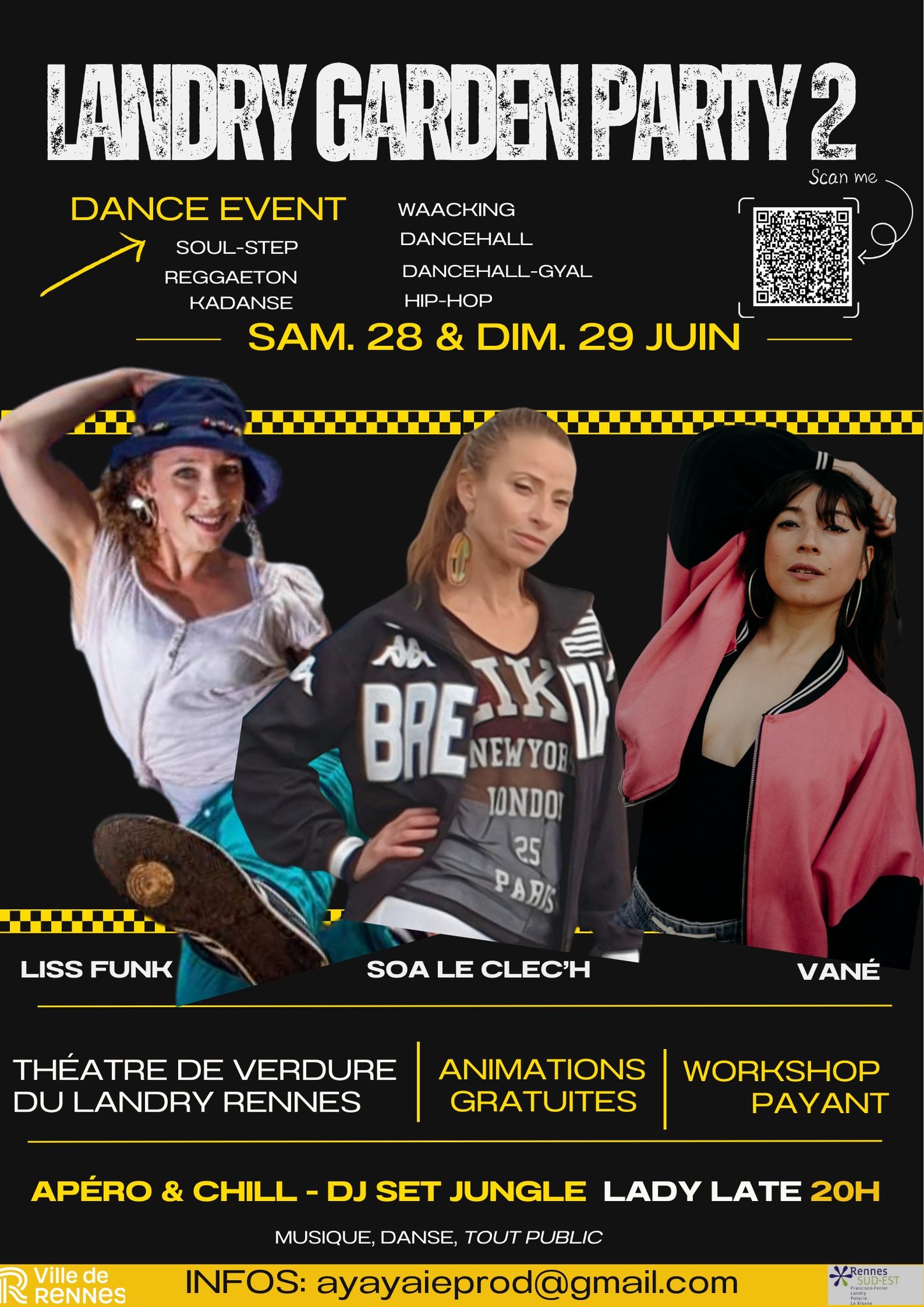 LANDRY GARDEN PARTY 2 - Workshop DANSES-Apéro & Chill