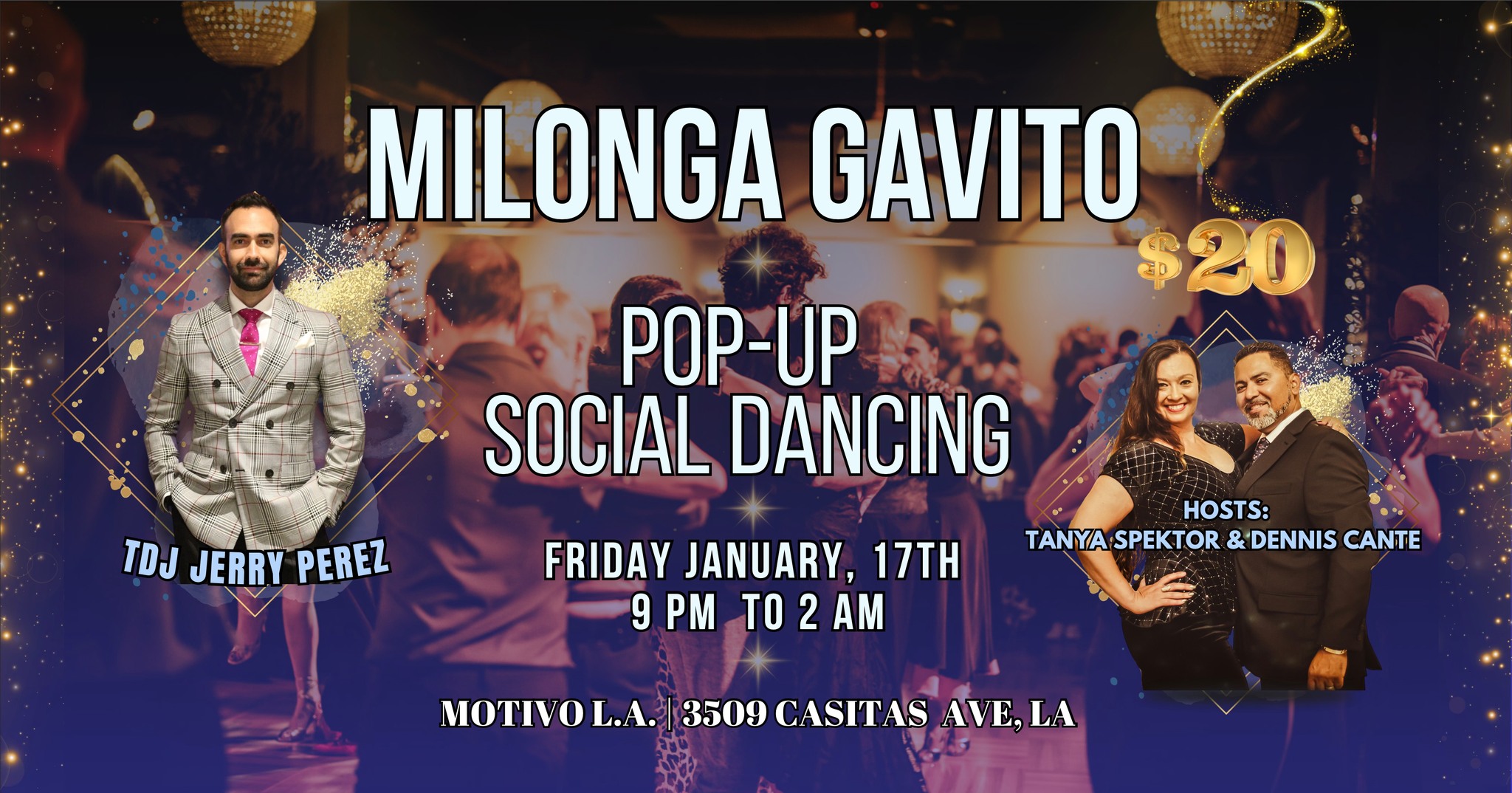 Milonga Gavito Pop-up Social Dancing