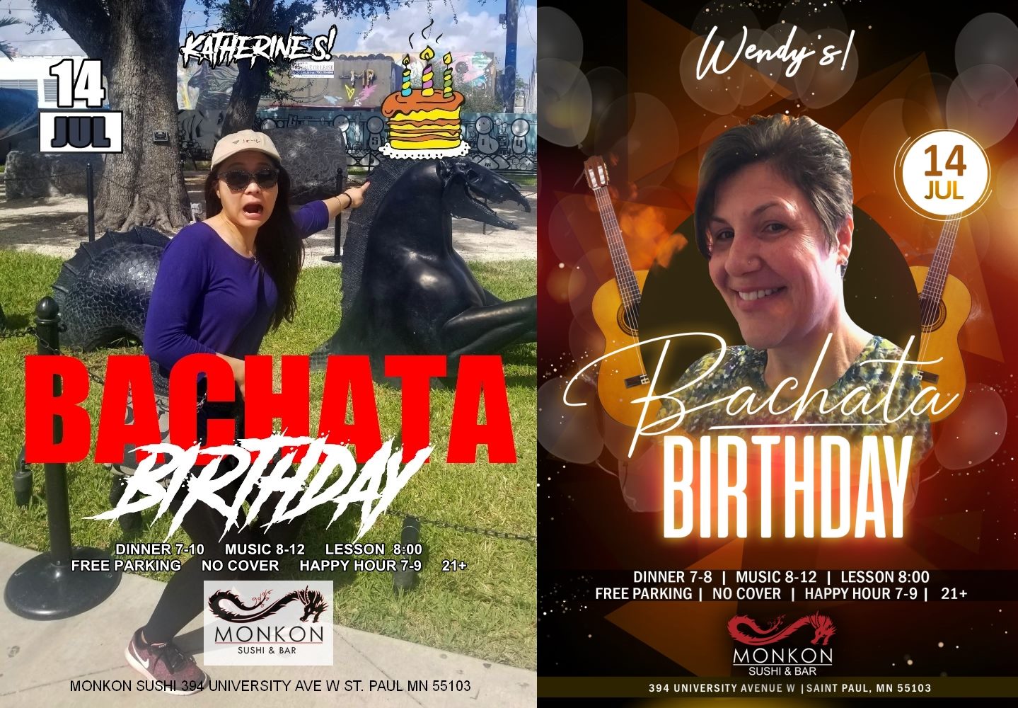 Wendy and Katherine's Bachata Birthdays