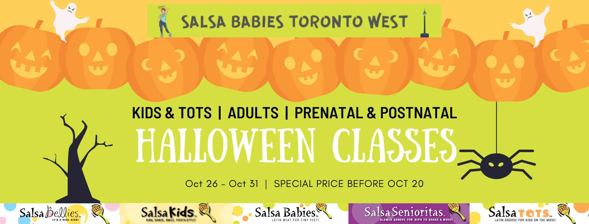 Halloween Tots & Kids Classes by Salsa Babies Toronto West